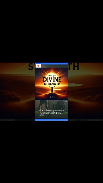 Unlock Your Divine Strength | 1 John 4:4 | Life Inspiration #shorts