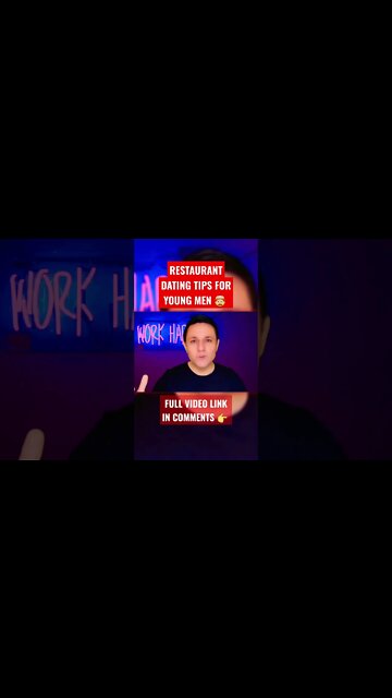 RESTAURANT DATING TIPS FOR YOUNG MEN 🤯 #shorts