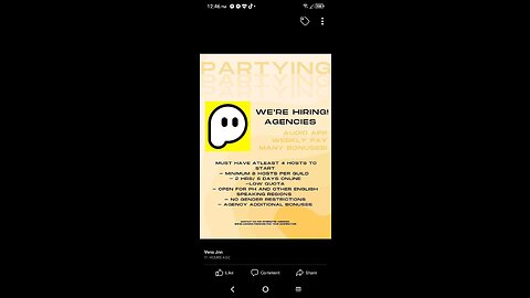 Partying app