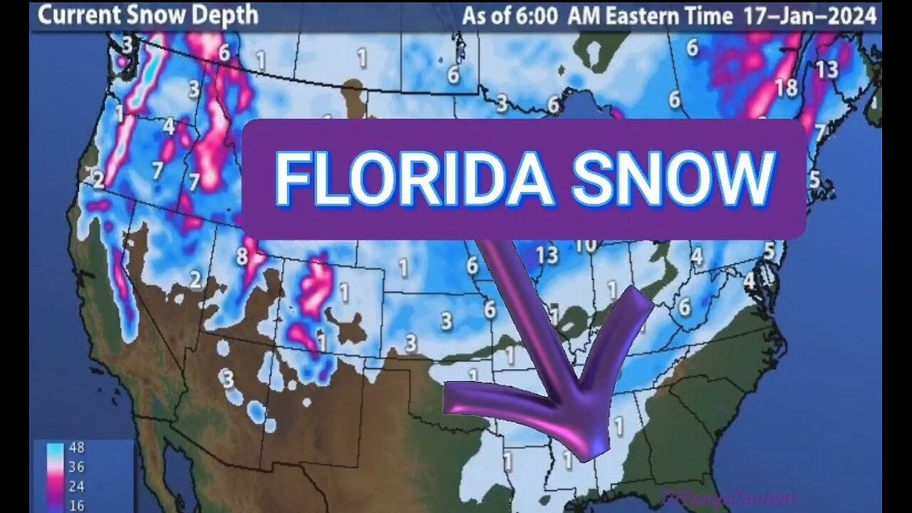 FLORIDA SNOW! Yes, flurried through #FLORIDA Panhandle Pensacola, Destin and top of Molino FL! WATCH