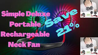 Rechargeable Neck Fan