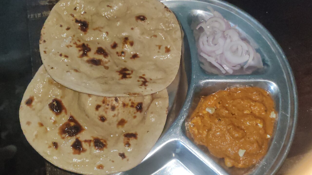 Best combo recipe, kaju paneer gravy with tandoori roti!!