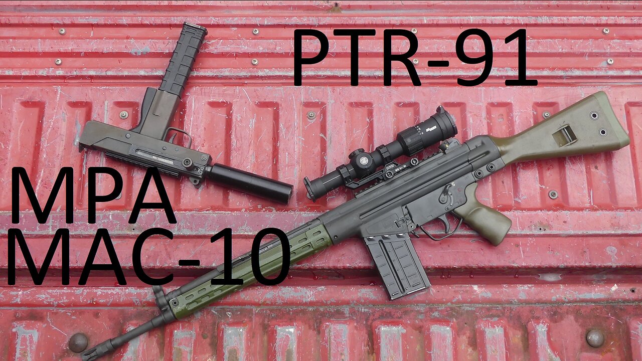PTR-91 and Masterpiece Arms Mac-10 Shooting Demo