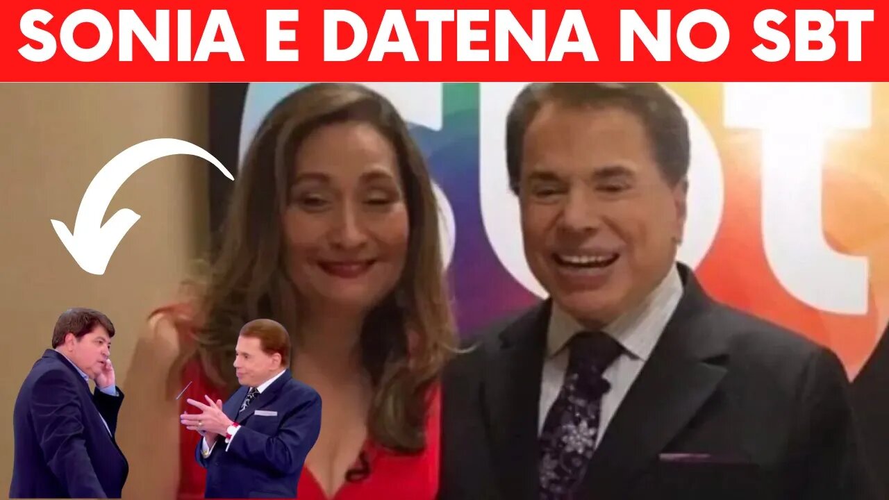 SONIA ABRÃO E DATENA NO SBT