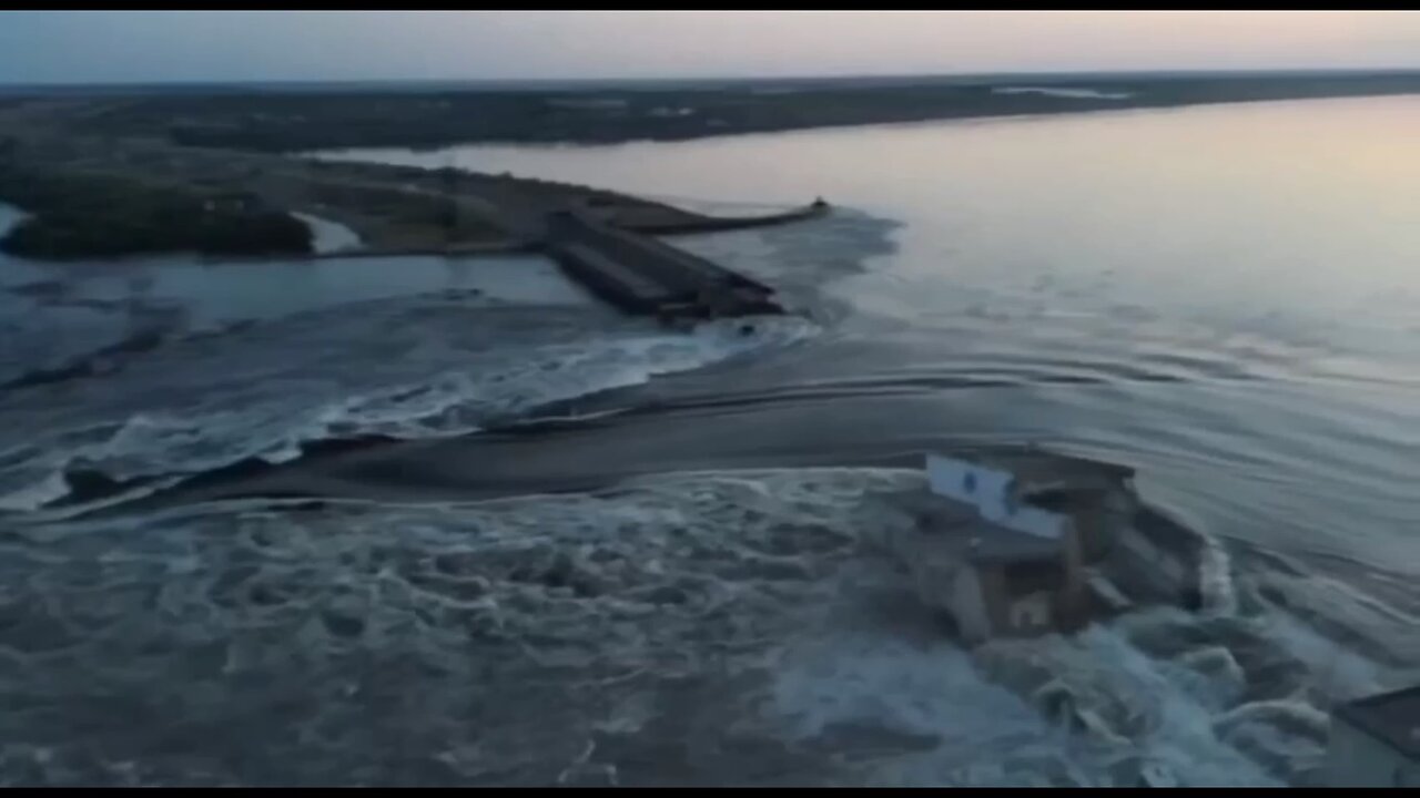Kherson Region UA: Dam Blown... Given It Impacts Russian Held Territory, Very Likely UAF