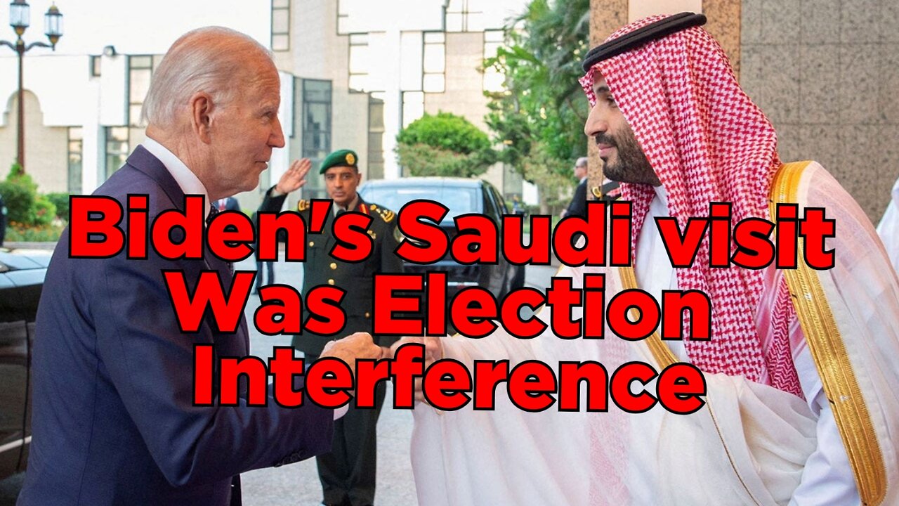 Biden used Saudi visit to interfere in the mid term elections.