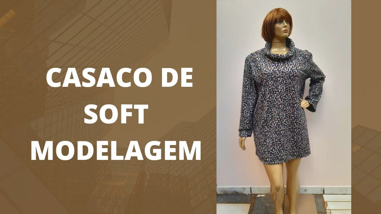 Casaco de soft modelagem