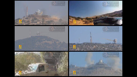 14.10 2023 Hezbollah attacks on Israeli IDF on its border with Lebanon