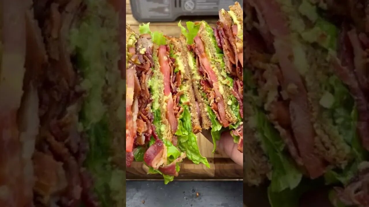 Double decker BLT sandwich