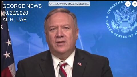 Secretary Pompeo Participates In A Virtual US-UAE Strategic Dialogue, 10/20/2020