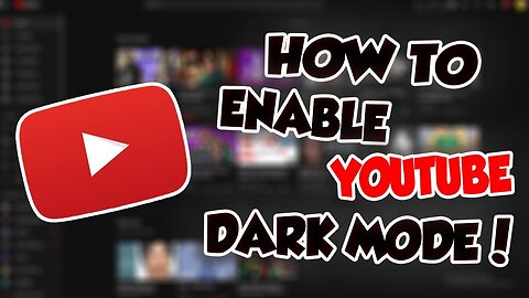 How To Change Your Youtube Background To Dark Mode (Windows/Mac)