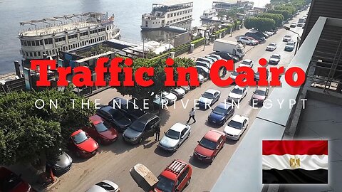 The Traffic is INSANE in Cairo, Egypt!