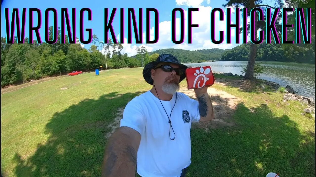 Fishing With Chicken The Wrong Way (Chick-Fil-A) #Shorts