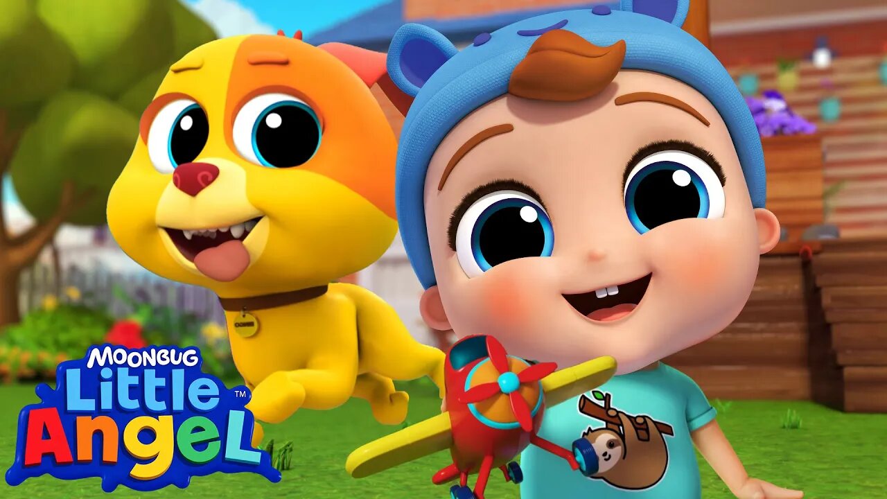 Learn to Play Together (Bingo & Baby John) | @LittleAngels Nursery Rhymes & Kids Songs