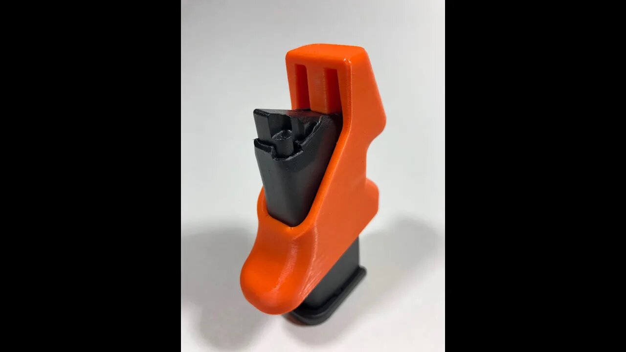 Glock 43 Speedloader - Standard 6 round Glock 9mm mag loading - 2nd method