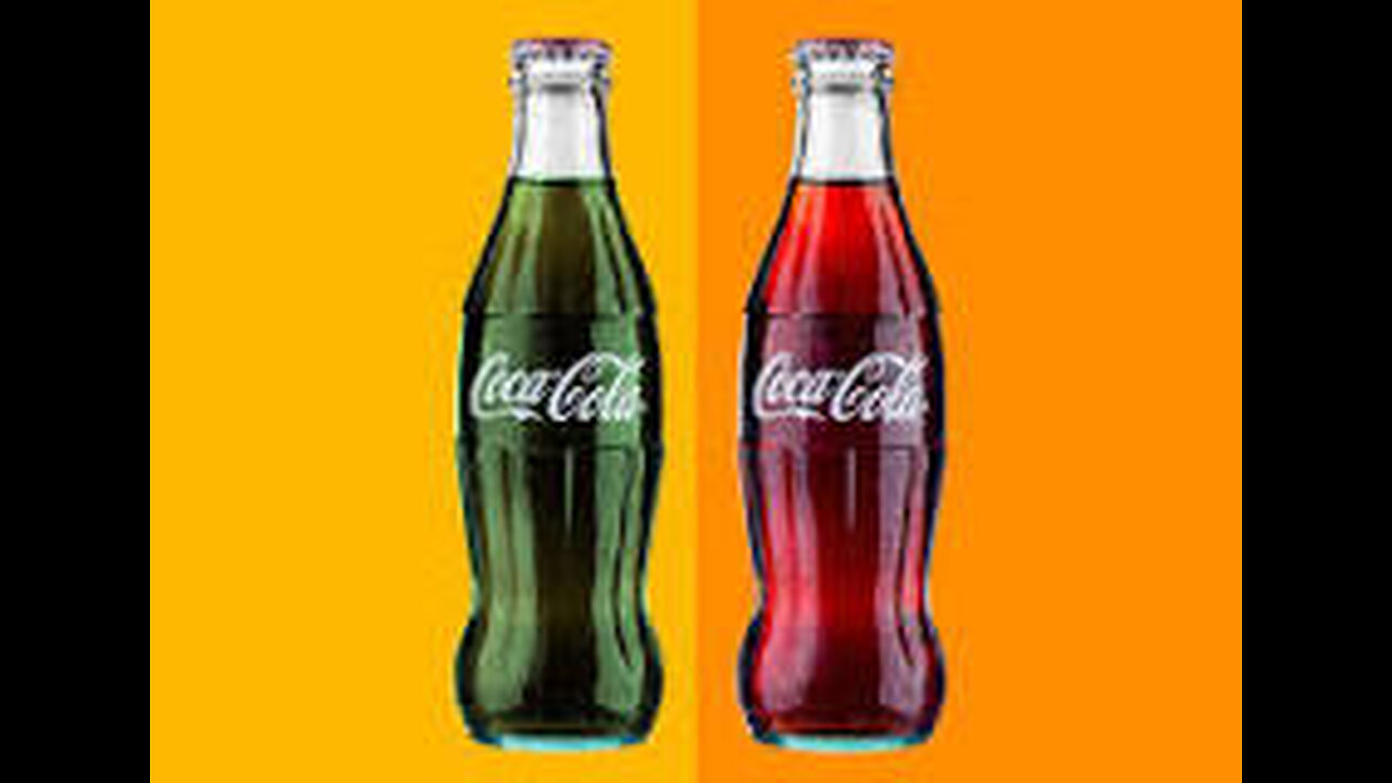 Coca-Cola was originally green.