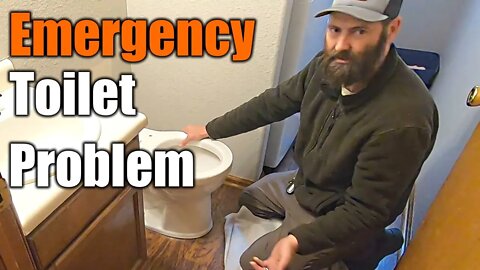 Emergency Toilet Replacement | Only A Pair Of Pliers | THE HANDYMAN |