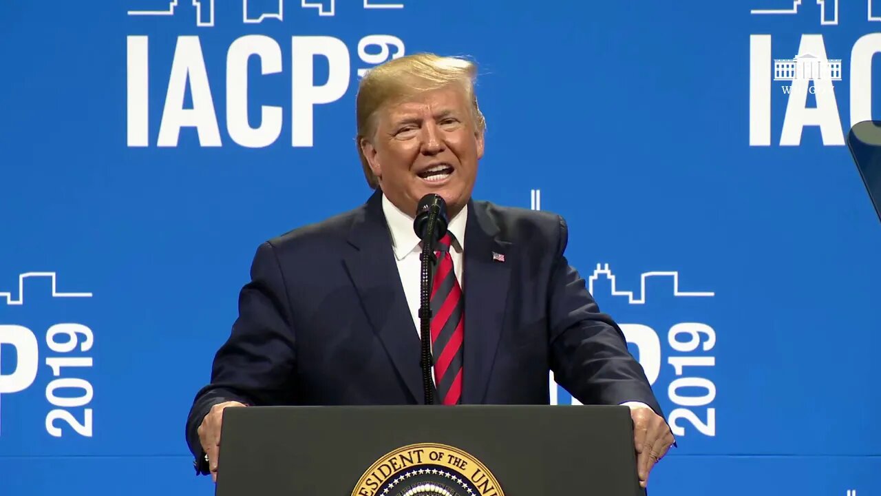 President Trump Speaks at the International Association of Chiefs of Police Annual Conference