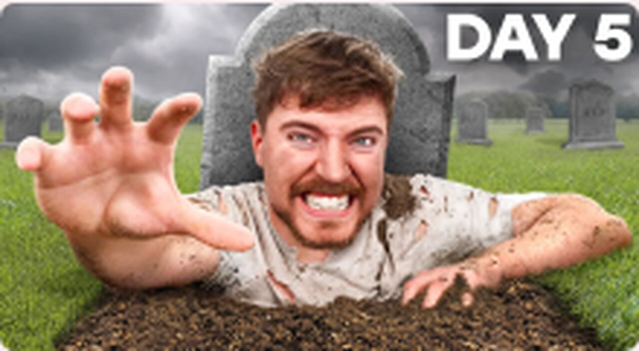 I Spent 7 Days Buried Alive mr beast