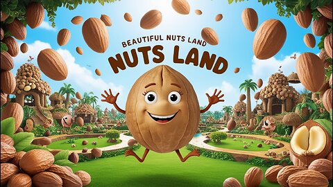 Nuts Land Rhyme For Kids | Kindergarten Nursery Rhyme