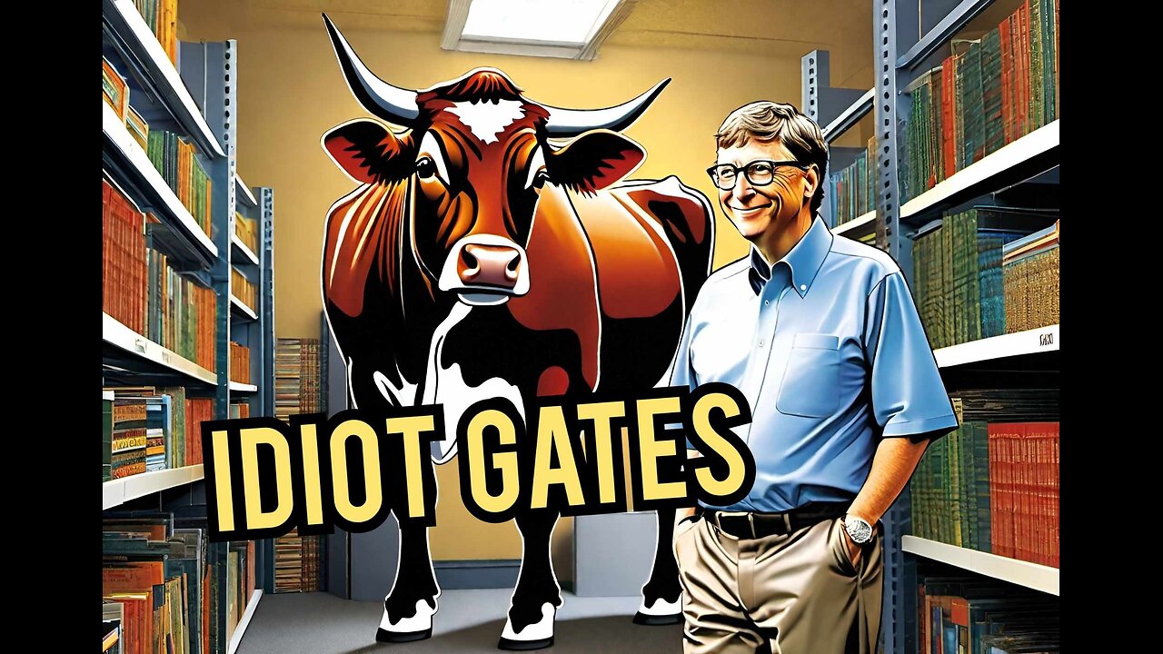 Climate change Hero Idiot Gates to modify cows to Save the world , no 2024 Elections in the USA ,