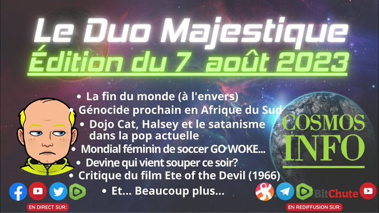 Duo Majestique 7 août 23, Petit Albert, Cosmos