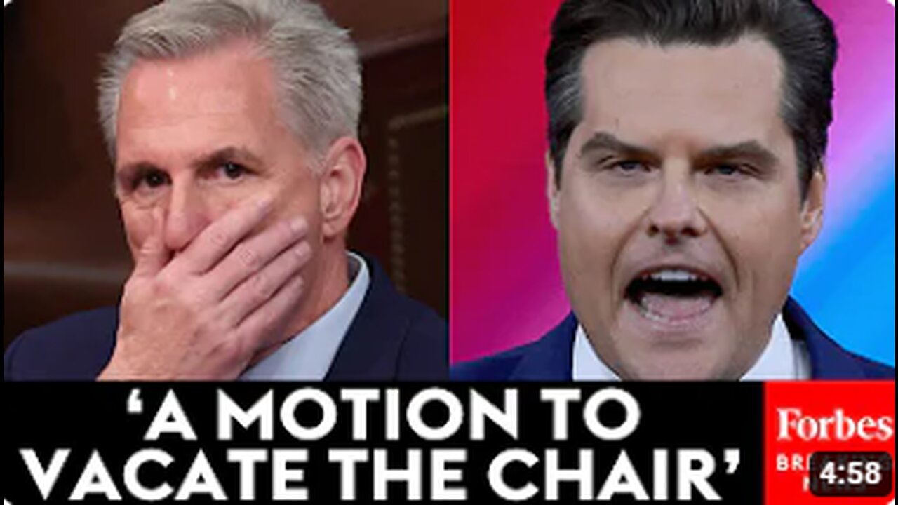 BREAKING NEWS: Matt Gaetz Launches An All-Out Assault On Kevin McCarthy's Time As Speaker