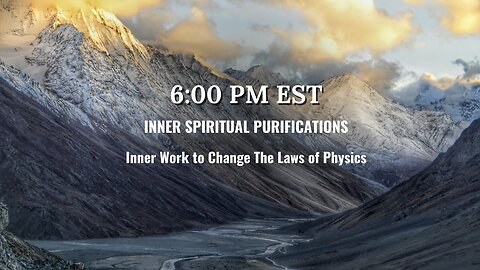 Inner Spiritual Purifications