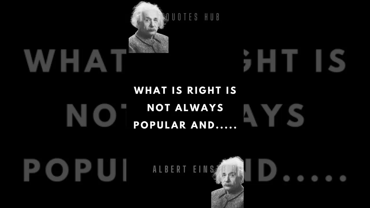 Wise Albert Einstein Quote - Wisdom from the Genius || #quotes || #shorts || #Quotes Hub