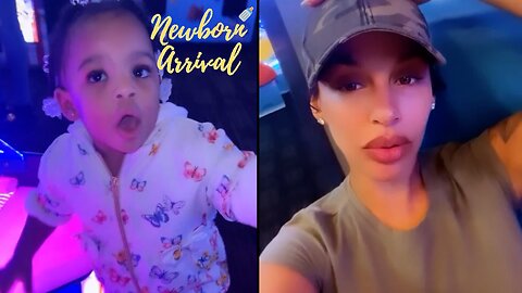 Ne-Yo & Crystal Smith's Daughter Isabella Gets Active At Dave & Buster's! 🏃🏾‍♀️