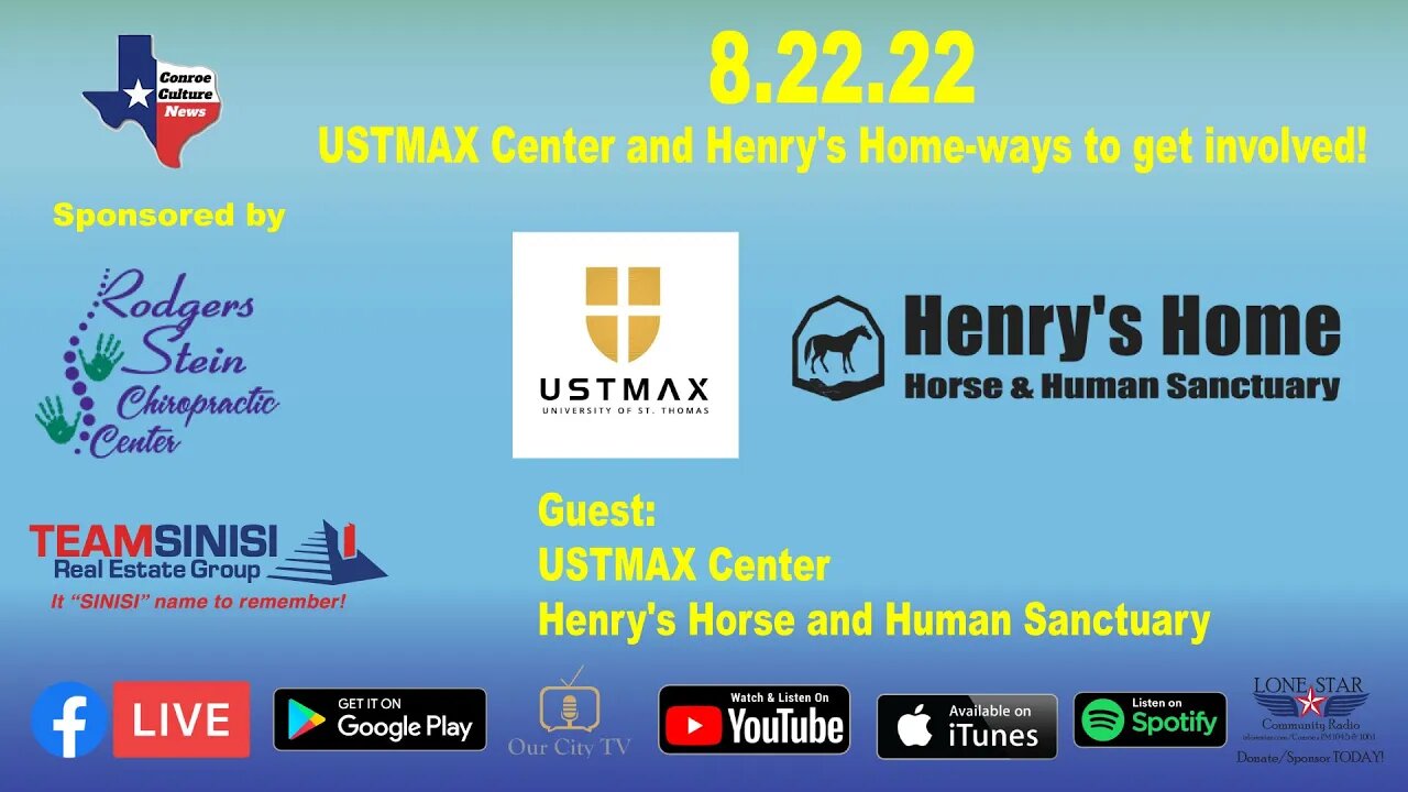 8.22.22 - USTMAX Center and Henry's Home-ways to get involved!