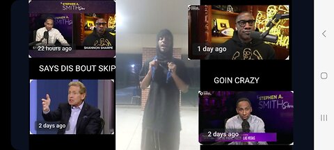 STEPHEN A SMITH AN SHANNON SHARP ON PODCAST TALM LAST MOMENT O. UNDISPUTED CHAD JOHNSON 💪🏾💯