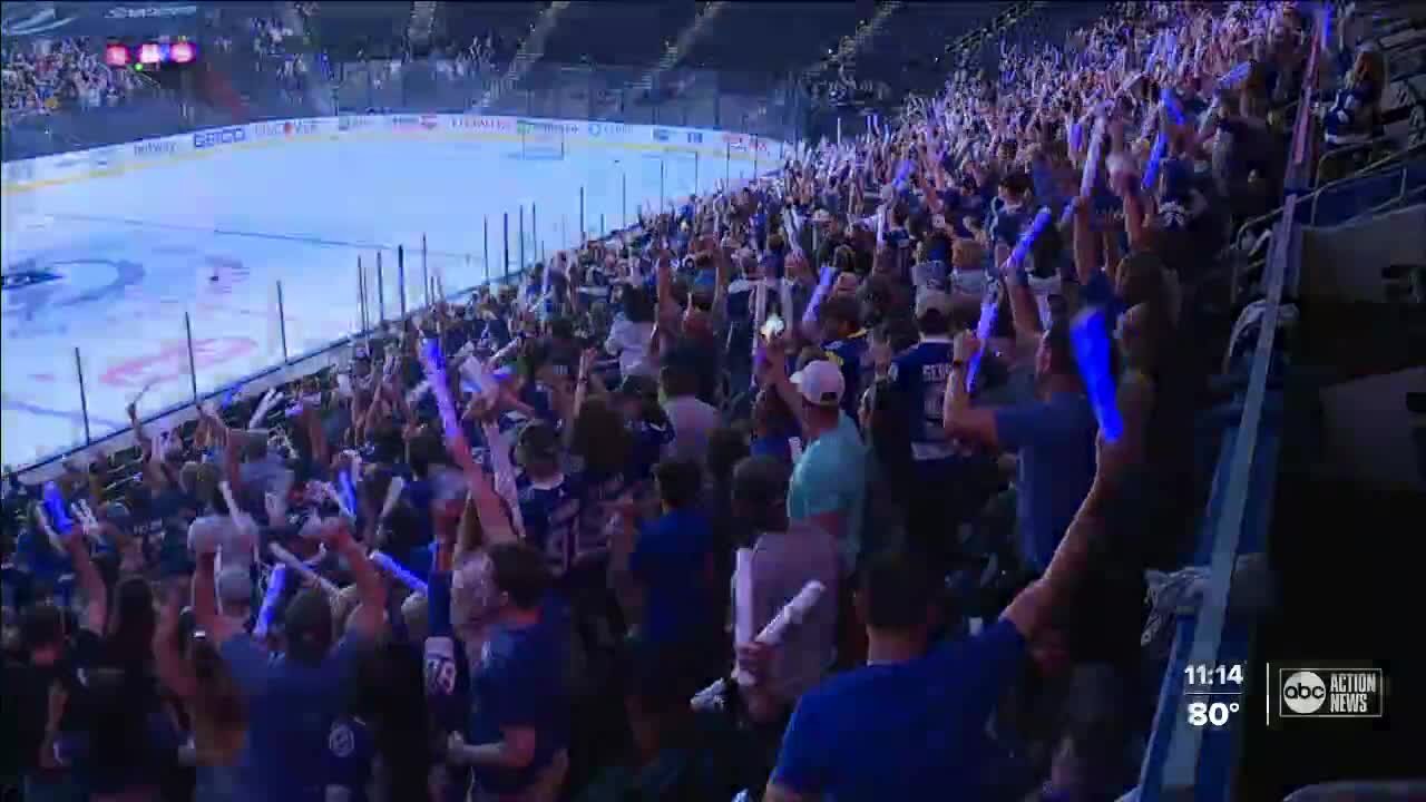 Fans gather for ECF Game 1 watch party