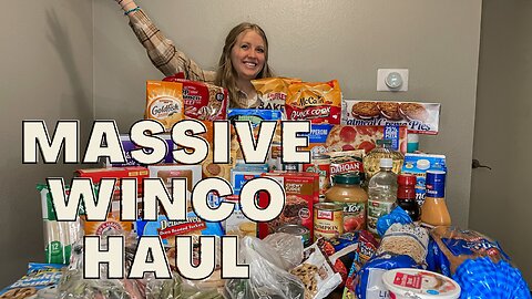 UNBELIEVABLE ! Our Biggest WINCO Grocery Haul Yet - You Won't Believe the Savings!