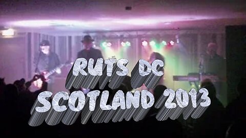 Ruts DC Live at the Windsor Hotel Kirkcaldy, 28th September 2013