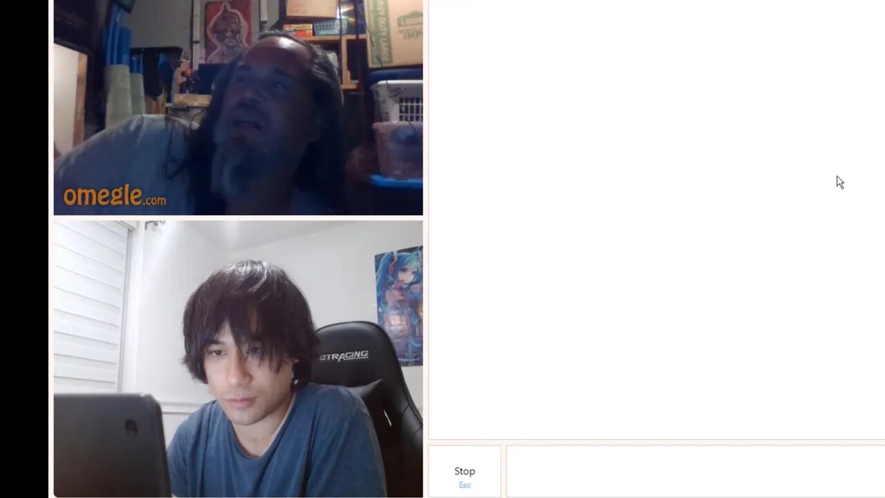 never using omegle ever again