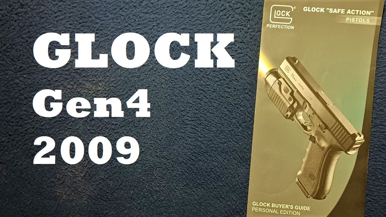 GLOCK "SAFE ACTION" PISTOLS, Gen4 BUYER'S GUIDE PERSONAL EDITION, 2009. CATALOG FLYER #VINTAGE