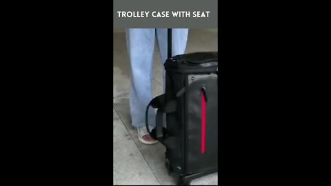 New Gadgets Trolley Case with Seat#shorts #youtubeshorts