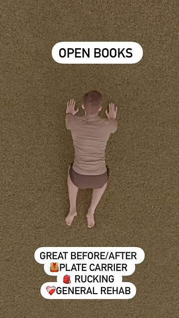 Open Books (Patreon Demo) #gym #lifting #health #wellness #exercise #stretching #military