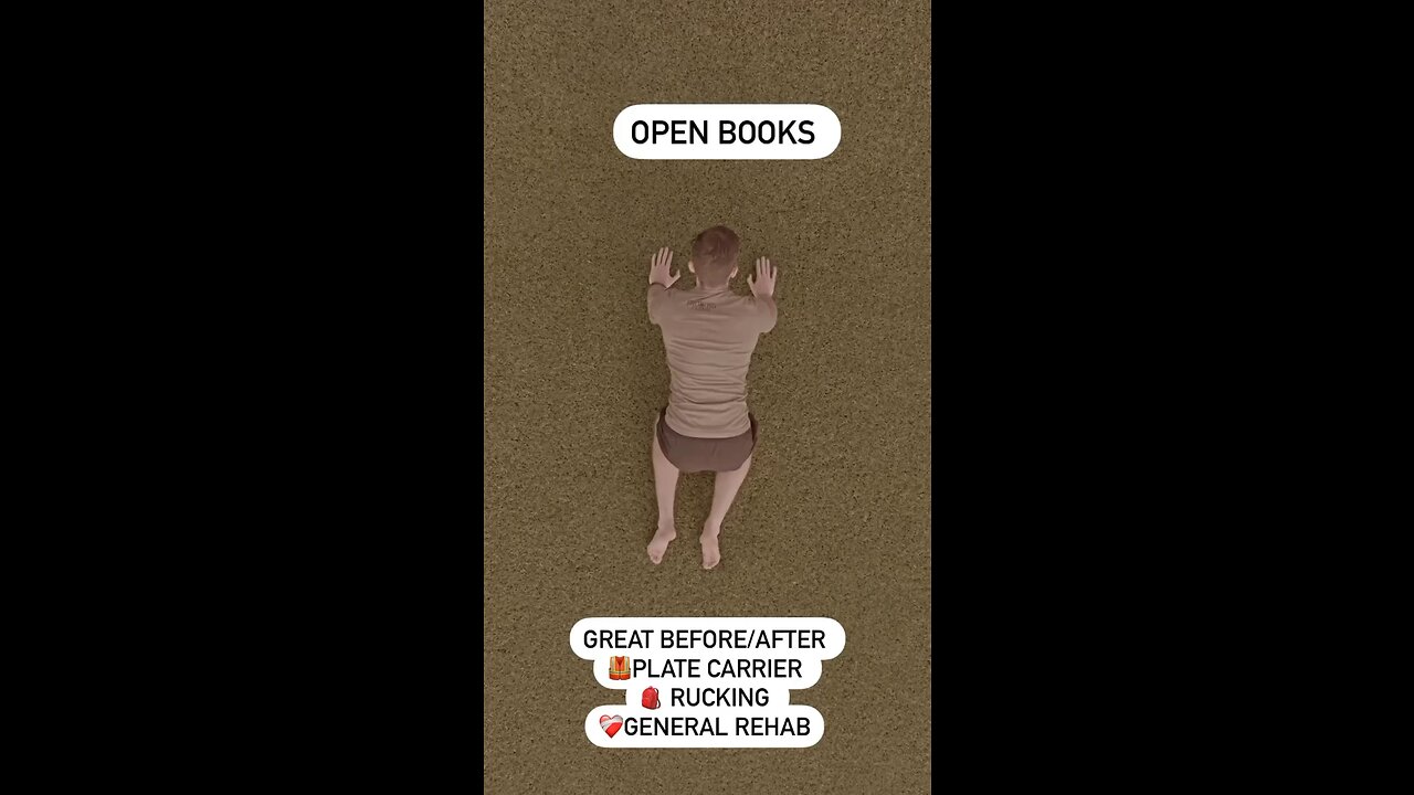 Open Books (Patreon Demo) #gym #lifting #health #wellness #exercise #stretching #military