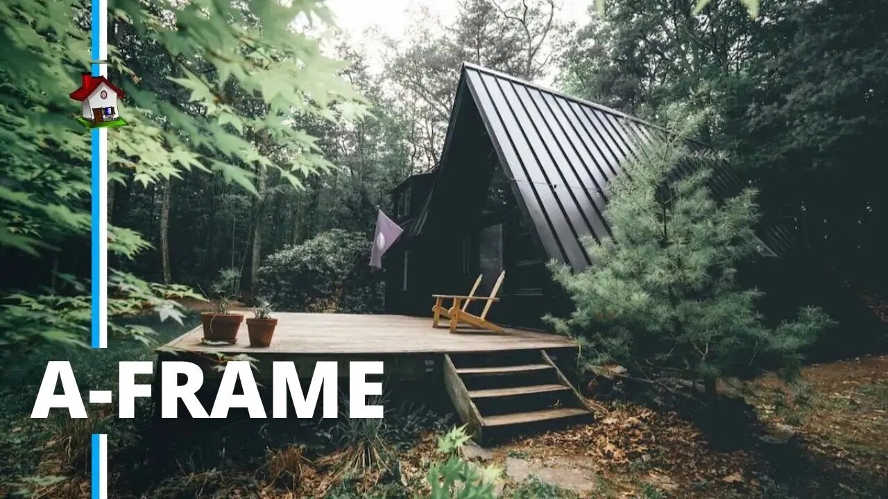 CHALÉ A-FRAME - Faça um Tour e Veja este Chalé por Dentro