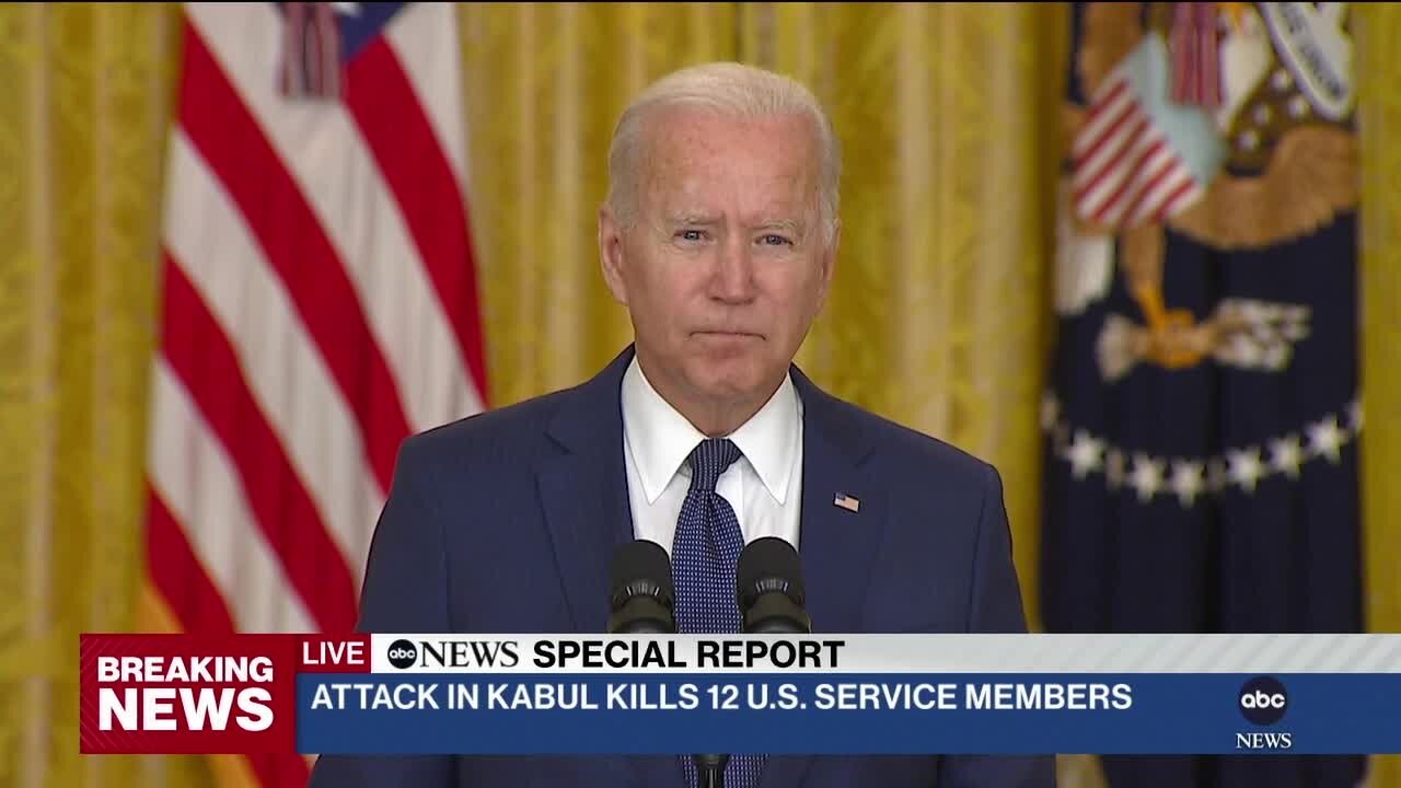 ABC News Special Report: President Biden addresses the nation after attack in Kabul kills 12 US service members