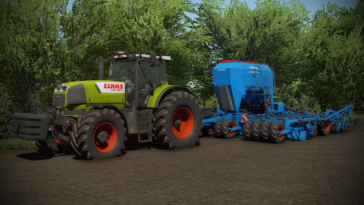 Farming Simulator 22 Claas Atles 946 RZ & Lemken Solitair DT | Osina Wielka | Mod Test