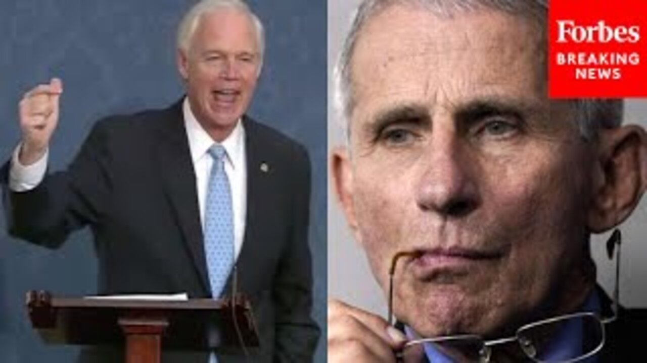 Sen. Ron Johnson Destroys Covid Narrative & Exposes Dr. Fauci's Criminal Past in the Senate