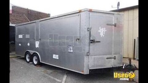 2007 8.5' x 22' Basic Concession Vending Trailer for Sale in North Carolina