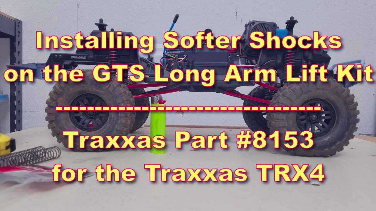 Installing Softer Springs - GTS Long Arm Lift Kit - Traxxas TRX4