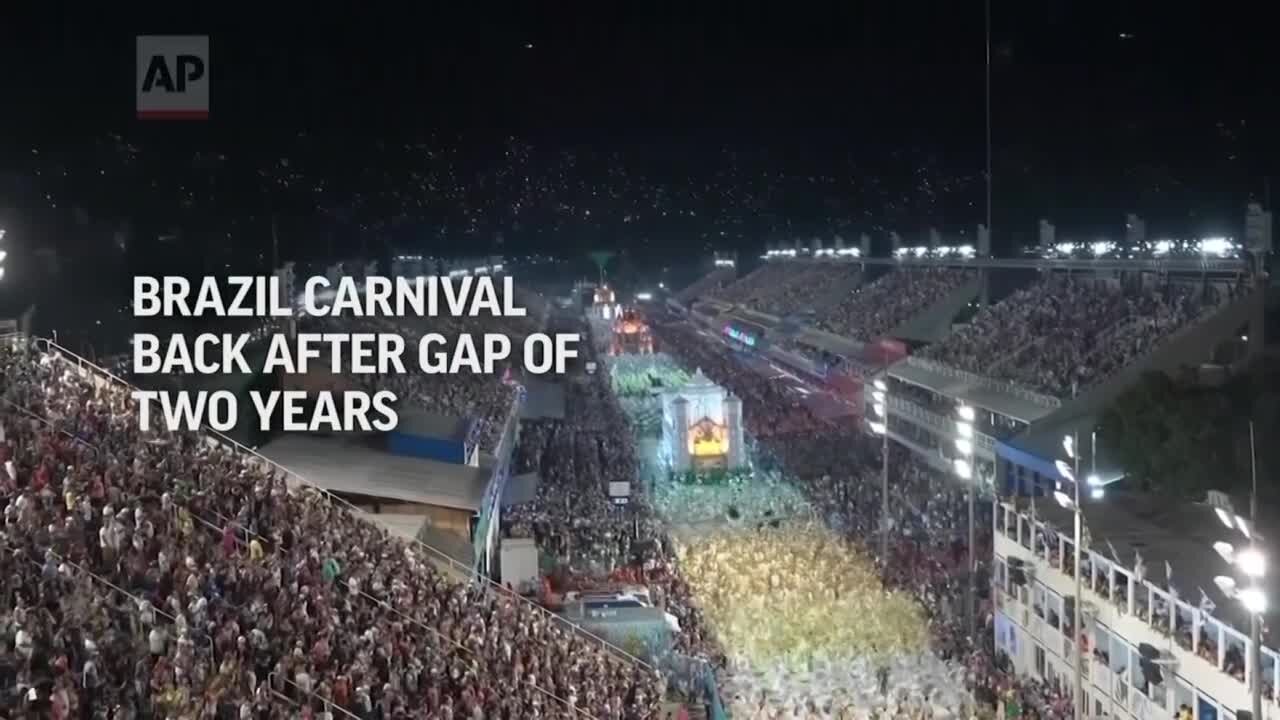 Rio's Carnival parade returns after long pandemic hiatus