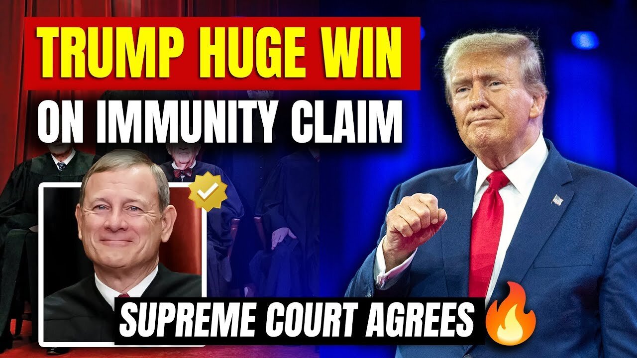 FINALLY! SUPREME COURT ISSUES MAJOR RULING ON TRUMP IMMUNITY CASE