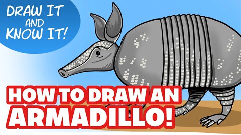 Draw it & Know it (Art Lesson Edition) | How to Draw an Armadillo