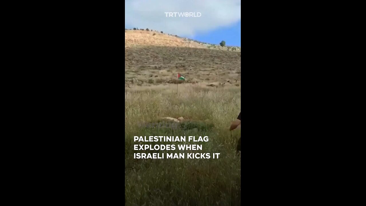 if you kick the Palestine flag, then...